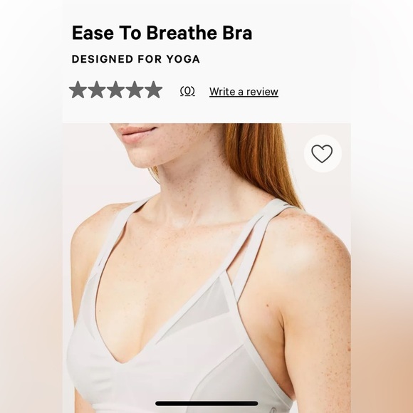 Lululemon bra women’s size 6 Lululemon Easy to breathe bra designed for yoga - Picture 7 of 8